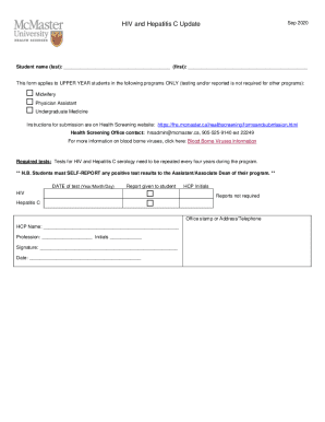 HIV and Hepatitis C Update