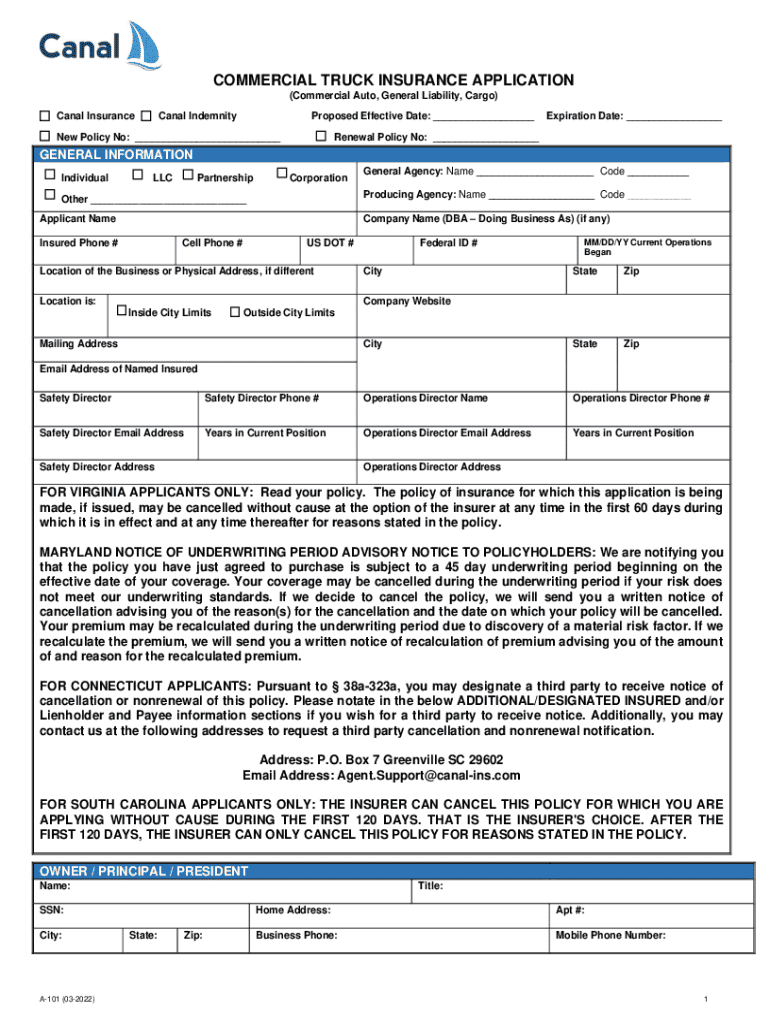 Commercial Auto Insurance Coverage Form.pdf Fillable Online Commercial Truck Insurance Application Fax Email Print ...