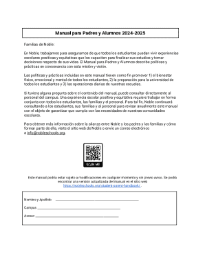 Manual para padres y alumnos 2024-2025