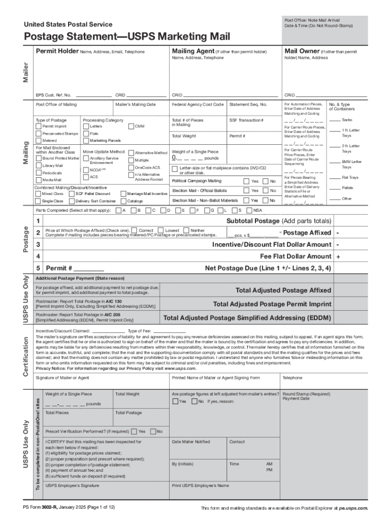 Post Office: Note Mail Arrival Preview on Page 1