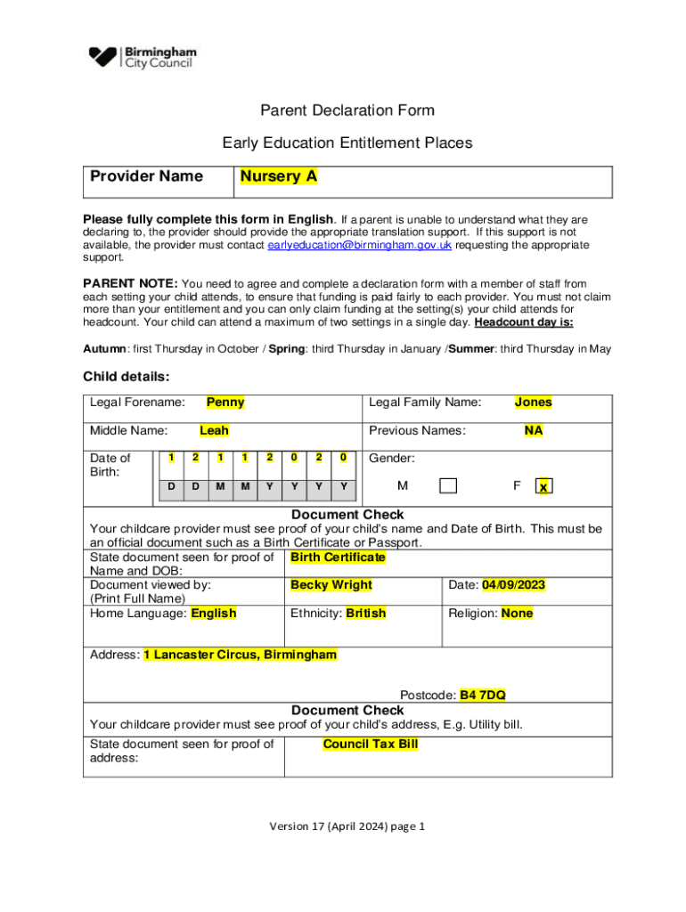 Form preview