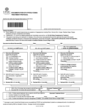 Hypoglycemia Treatment Protocol