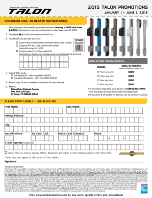 Minn Kota Charger Rebate Form