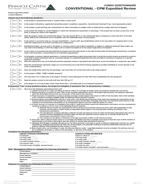 Condo Questionnaire