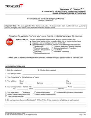 Small Accounting Firm Application