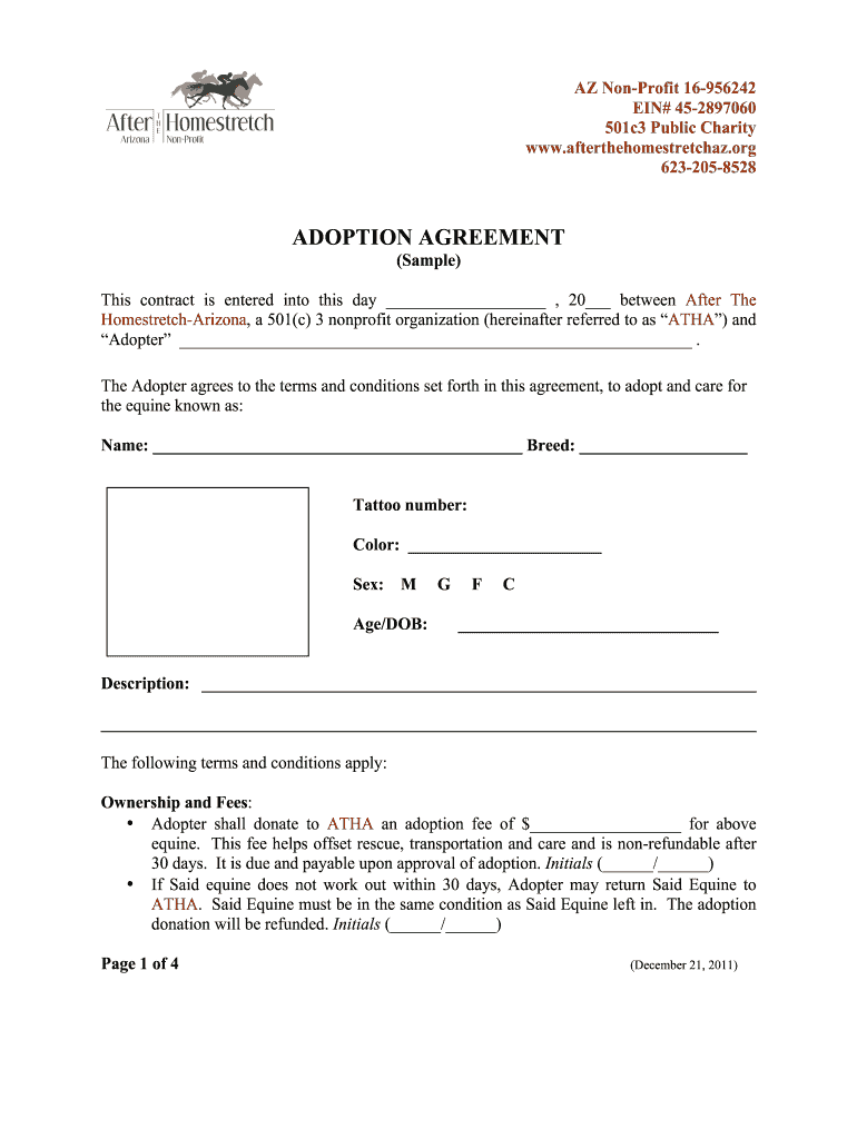 how to fill out adoption papers Preview on Page 1.