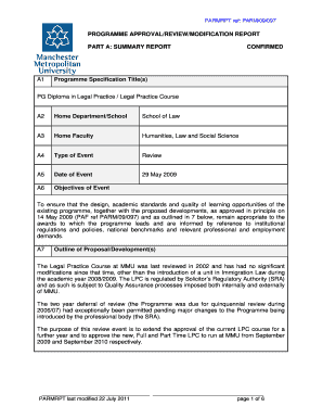 PARM Report Template - mmu ac