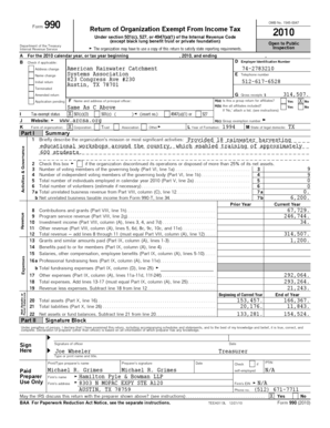 Form 990 Tax Return for Nonprofits