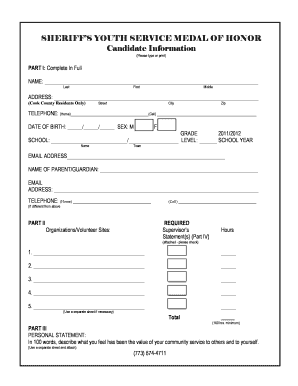 Who rules answer key - SHERIFF S OFFICE of COOK COUNTY, ILLINOIS YOUTH SERVICES DEPARTMENT 3026 S - cookcountysheriff