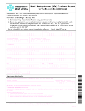 Independence HSA Enrollment Request