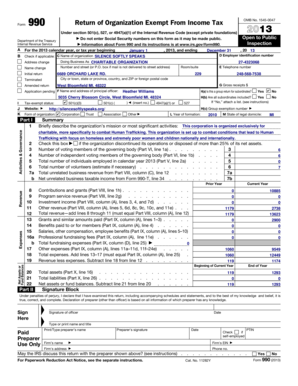 Form 990 Return of Organization Exempt From Income Tax