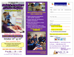 Sample Brochure - Peds-R-Us Medical Education