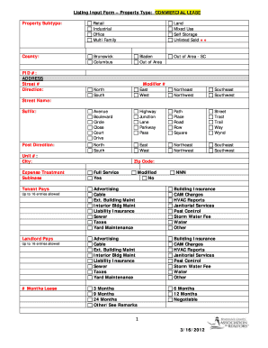 Commercial Lease Agreement Template