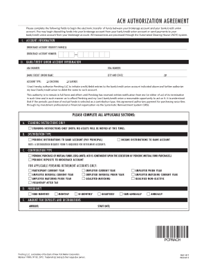 ACH Authorization Agreement