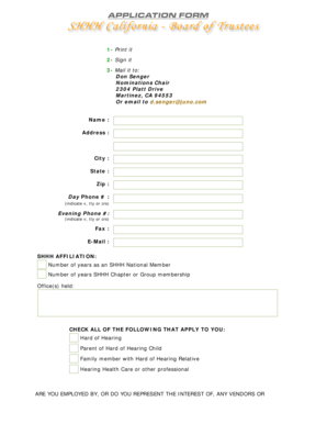 Download Application - Hearing Loss Association of America ... - hearinglossca
