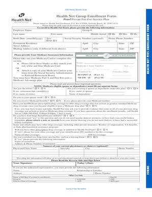 Health Net Pearl Medicare Advantage Enrollment Form