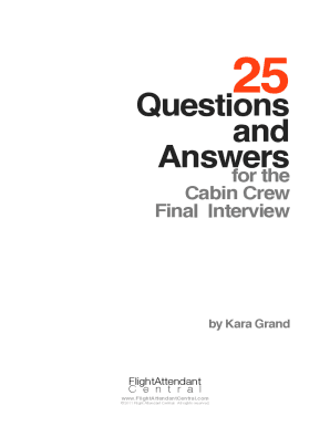 Interview questions file type pdf - 101 questions and answers for the cabin crew interview pdf