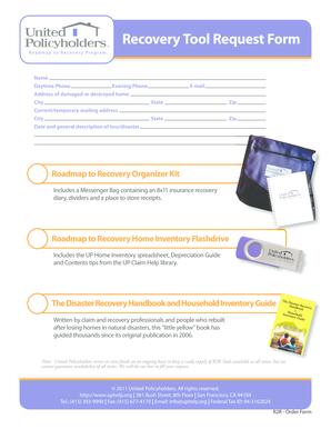 Recovery Tool Request Form