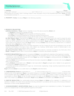 Florida Real Estate Buyer Broker Agreement