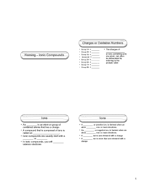 Chemistry Worksheet