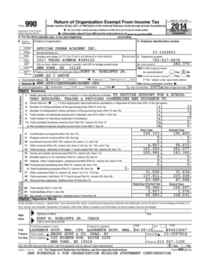 Form 990 2014