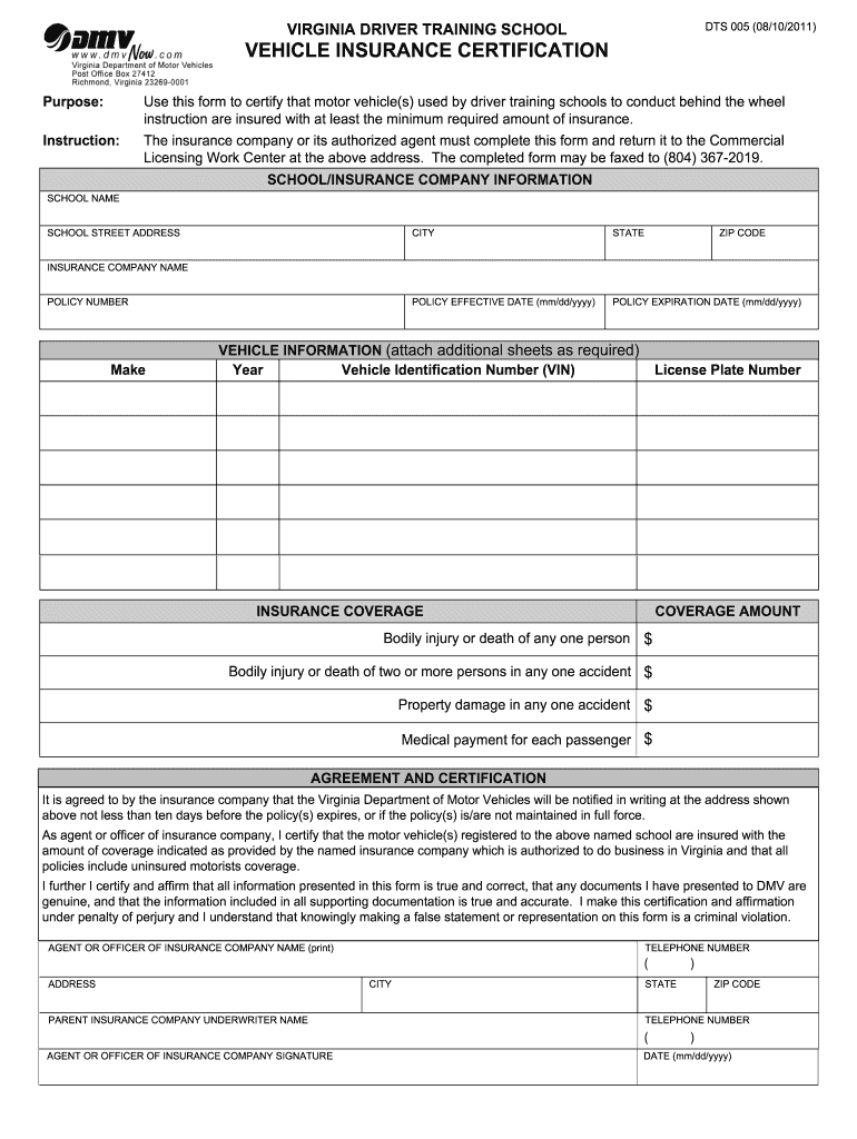 Dts 005 Print Fill Online Printable Fillable Blank PdfFiller