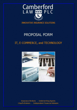 TechProtect Plus Professional Indemnity Proposal Form