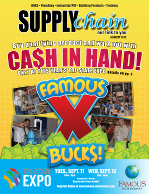 Famous Enterprises Tri-State Expo Registration Form