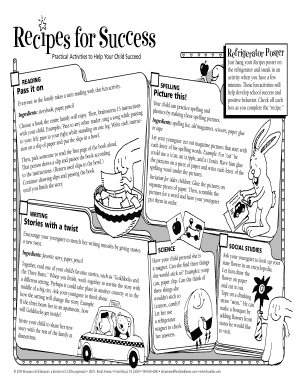 Recipes for Success Refrigerator Poster
