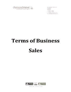 UK Estate Agent Terms of Business Agreement