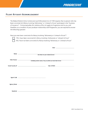 Progressive Express Transfer Authorization Form
