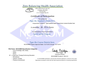 Certificate of Participation