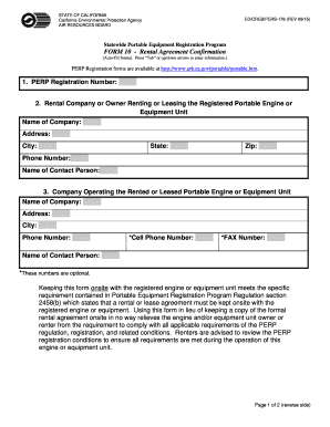 Printable rental agreement - arb form 10