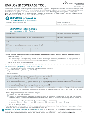 Health Insurance Marketplace Application Checklist