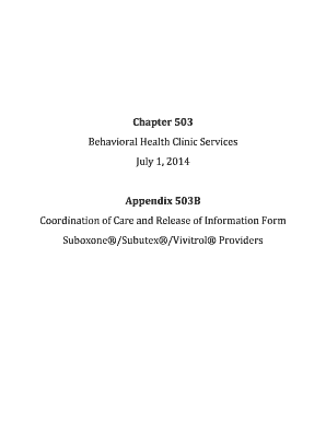 Coordination of Care and Release of Information Form