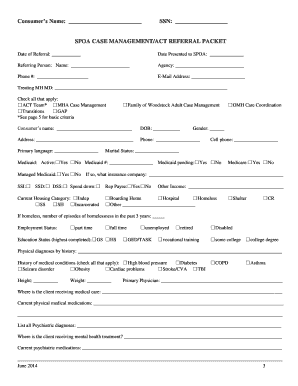 CASE MANAGEMENT SELECTION COMMITTEE FORM