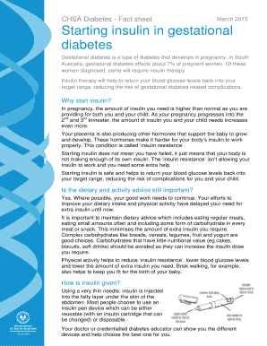 Gestational Diabetes Insulin Guide