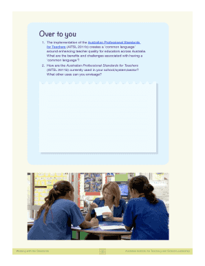 Working with the Standards Workbook