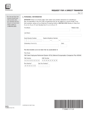 Request for a Direct Transfer