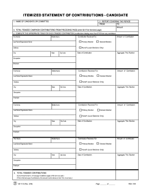 Campaign Contribution Form