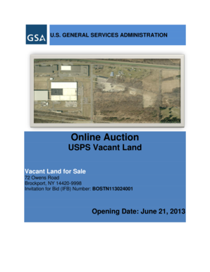 USPS Vacant Land - gsaauctions