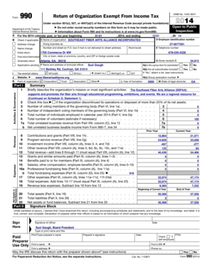 Form 990 Return of Organization Exempt From Income Tax