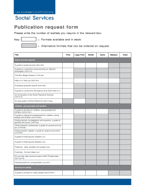 Publication Request Form