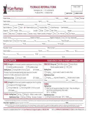 Psoriasis Referral Form