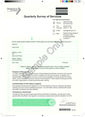 Quarterly Survey of Services