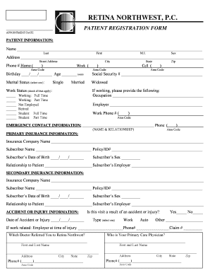 Patient Registration Form
