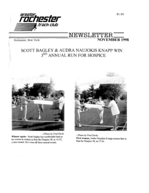 50 rochester tracHclub NEWSLETTER NOVEMBER 1998 Rochester, New York SCOTT BAGLEY &amp - grtconline