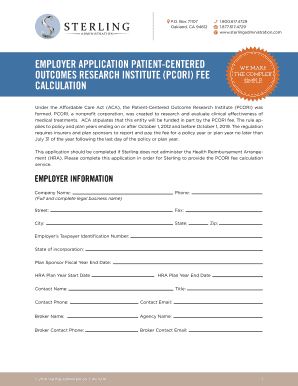 PCORI Fee Calculation Application
