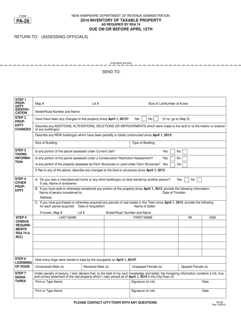 why do i need new hampshire form pa 28 Preview on Page 1