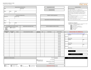 Requisition Approval Form